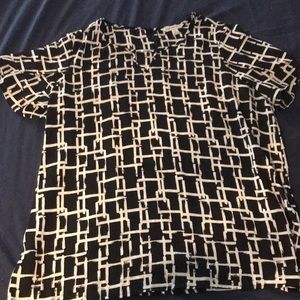 Counterparts XL women’s black/white blouse